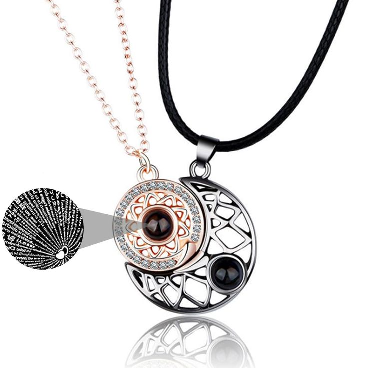 Collar Para Pareja Sol y Luna
